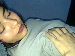 skinny latina feels intense pleasure as stepbro fucks her after gym, riding him to take all his cum