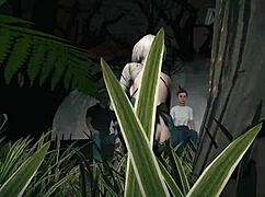 Nier Automate 2b Sexy Modeling Striptease and Fuck