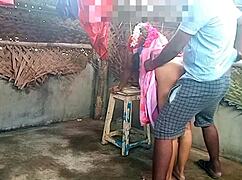 indian saree aunty has very hot fuck with young 18+ boy 😈