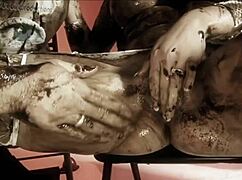 Big Boobed Brunette Jodi James Covered in Chocolate for Sucking and Fucking