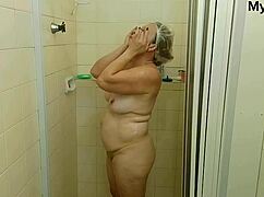 Stepmother catches son masturbating then fucks him in shower