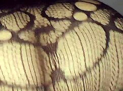 Slutty Filipina's First Anal Try In Fishnet Stockings. Risky And Exciting.