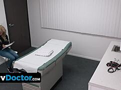 Pervdoctor sensual babe fingered and examined by doctor and nurse