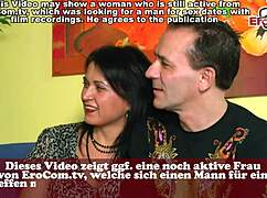 Deutsches Amateur Paar Versucht Den Ersten Dreier