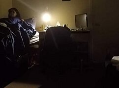 busty milf getting caught on hidden cam while spying