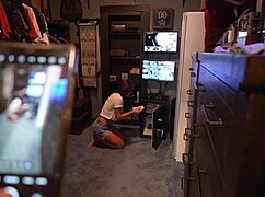 Blackmailing Step-Sister Kendra Heart with Virtual JOI After Theft