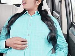 I, uh, fuck this college girl in the car, saying dirty things like 'your pussy's tight'