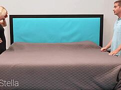 mature stepsiblings reunite in bed for hardcore sharing and taboo fun