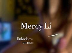 Asian Girlfriend Gives Hero Handjob, Big Cumshot