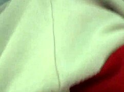 MILF Touches Herself in Pajamas, Reaching Orgasm in the Bedroom.