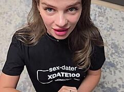 Beautiful girl met on sex dater