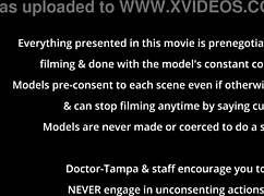 i earn cash by humiliating a teen in latex backstage, spreading her natural tits close up