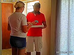 i caught my wife fucking the pizza guy on hidden cam