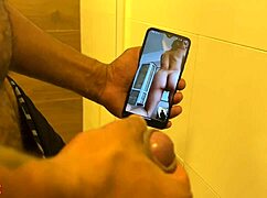 Watch your naughty milf wife in this hot threesome video call?