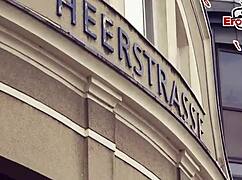 German fitness model meets big man in intense date