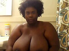 Indiana woman goddess indulges in self-masturbation, playing with her big tits and mature body.