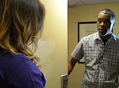 Adreena Winters And Richard Mann In Rough Interracial Rimjob