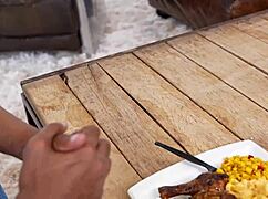 Eve Bardot orders a big black cock delivery and gets pounded