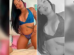 that oriental vip masturbating with a huge dildo...