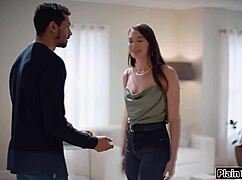 Guy Gets Into Stepbrother's Wife's Panties For Big Cock Action