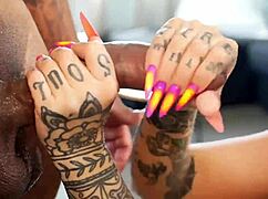 'British babe alexxa vice, take that big black cock throatpie!'