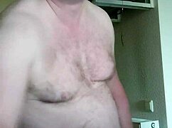 Nylonjunge gets horny in the morning with coffee