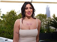 Laury, share that hard dick with your hot friend?