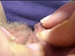 i cummed so hard on my big clit orgasm closeup