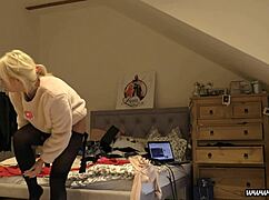 Hot Petite College Girls Try On Sexy Lingerie At House Party!