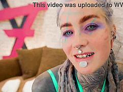 Dreadlocks Hippie Pornstar Gives A Big Cock Sloppy Blowjob And Anal Ride