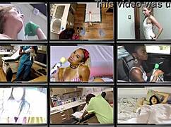 freshman gets mandatory hitachi orgasm from nurse - donna leigh