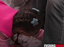 Slutty Teen 18+ Is Hungry For Step Grandpa's Cock