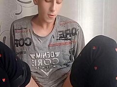 Hot twink cums multiple times, destroys ass intensely