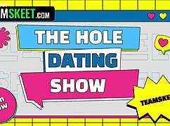 Blindfolded Eva Nyx and Axel Haze compete in a quiz to see who gets to dominate and fuck