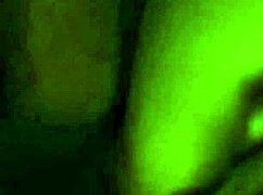 Fingering her tight shaved pussy until it's wet