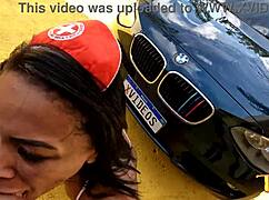 Diana Smith Wants To Fuck On The Street Instead Of Entering The Car