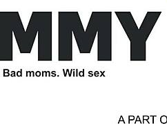 Russian Cougar Mommy Seduces On Sofa, Sweating To Make Her Shaved Wet Pussy