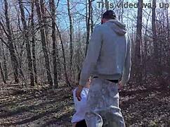 fucked outside with drone watching