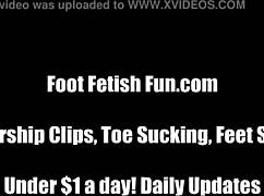 most men want to worship my perfect feet in lesbian footjob