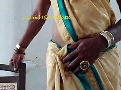 Indian beautiful crossdresser model lara dsouza in saree video