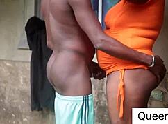 When her husband's away, she invites a local guy for a cheating fuck in the zone.