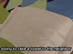 Big Titted Neighbor Fucks Her Neighbor While His Cuckold Wife Is Away