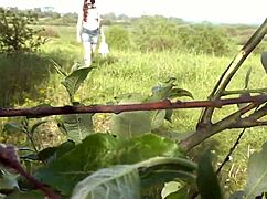 Beautiful Brunette MILF Masturbates on Wild Beach