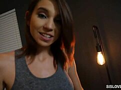 hot teen cece capella gets banged by fat dick on the bed 😈