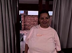 Roleplay stripping for neighbor rent deal 😏