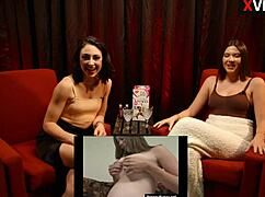 Watch this pregnant babe with big tits riding monster cock in doggystyle and cowgirl