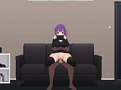 Passive girl with big natural tits fucked in all holes