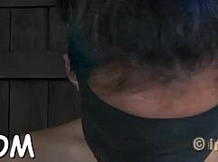 Manacled Babe Gets Hardcore From-Behind Plowing And Domination