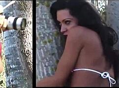 Andreia vargas behind the scenes