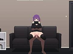 Passive girl with big natural tits fucked in all holes